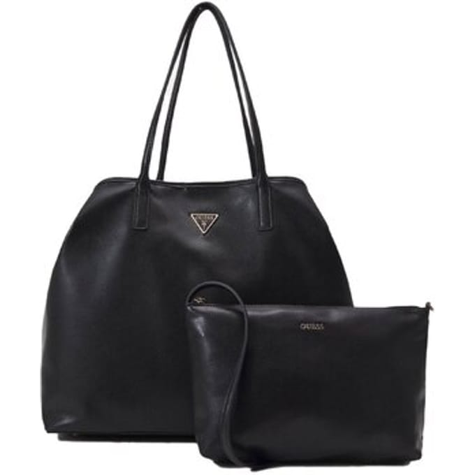 Guess Eco Vittoria - Shopper L with removable pouch 40 cm (black)