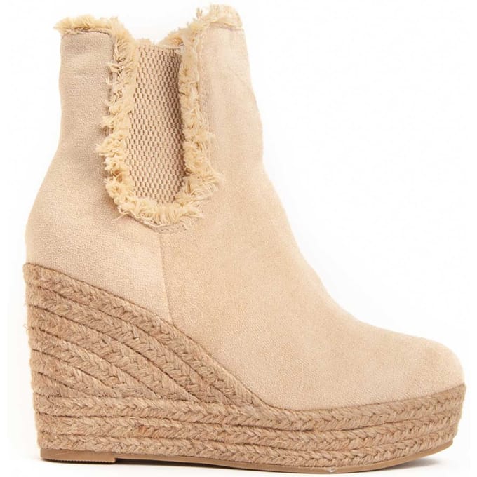 Bottines à talons pour femmes.  Montevita  Botilan43  96985 41 beige
