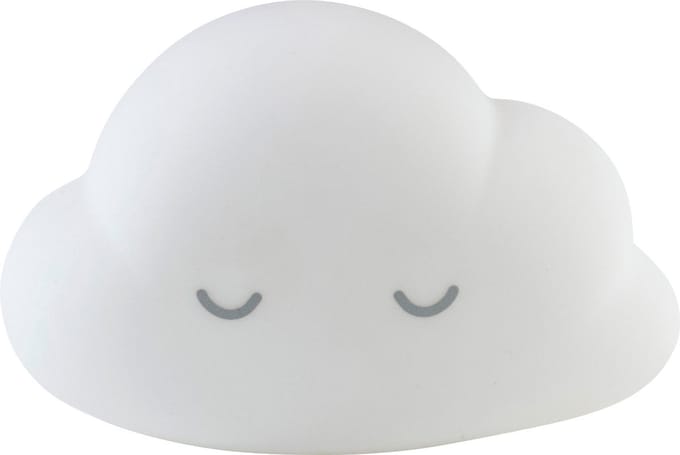 Nattou Nachtlamp voor baby's - Wolk - 13 cm - Wit