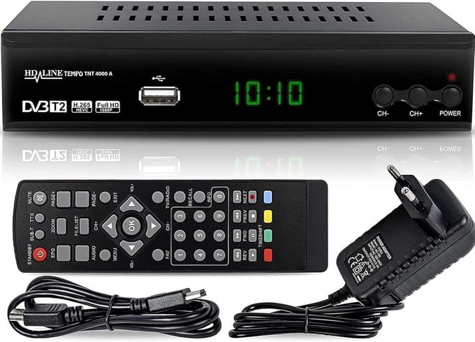 Digitale Receiver - H.265 Decoder met Mediaspeler Functie
