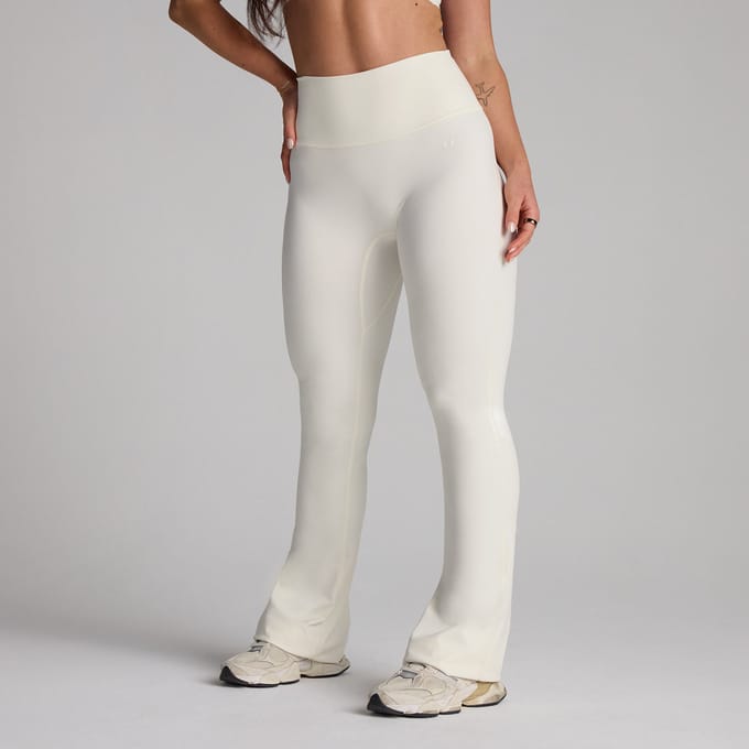 MP Women's Tempo Flared Leggings - Coconut - L