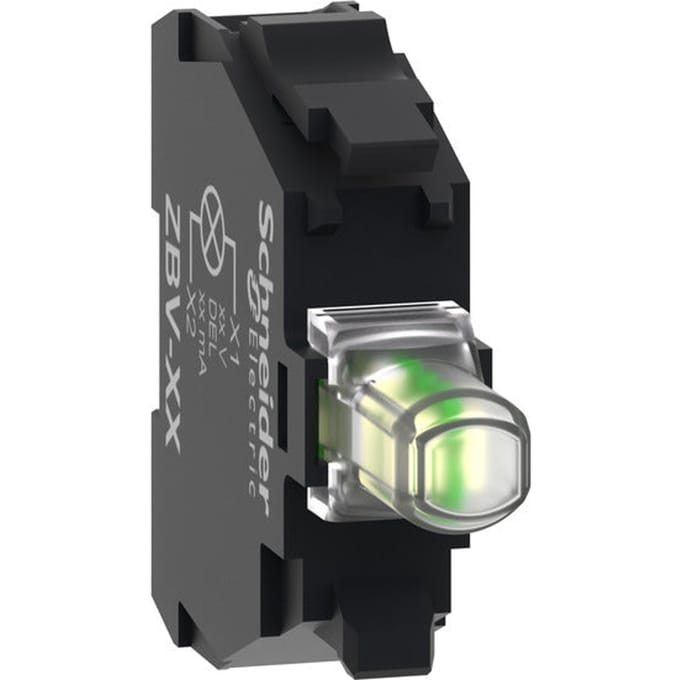 Schneider Electric ZBVM1 Fitting Met LED-element Wit 230 V 5 stuk(s)