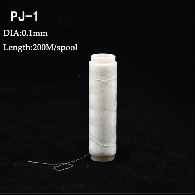 1 st PJ1/2/3/4/5 Hoge Treksterkte Polyester Aas Elastisch Garen Spoel Zeevis Accessoires Tackle Onzichtbare Vis Aas Lijn PJ-1