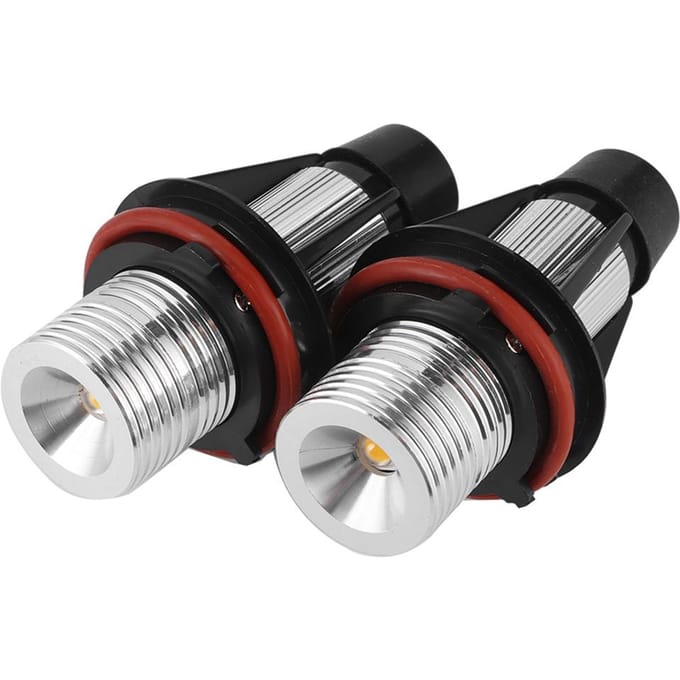 2 stuks 6000K 720lm LED Lamp Auto Auto   Angel Eyes Halo Ringen Lamp Geschikt voor E39 E53 E60 E63 E64 black