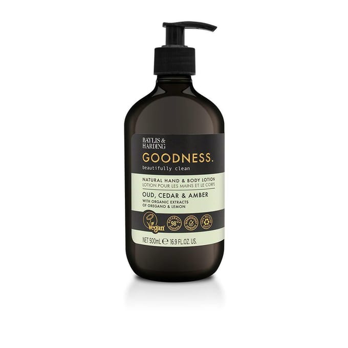 Baylis & Harding Baylis &amp; Harding Goodness Oud Cedar &amp; Amber Hand &amp; Body Lotion 500 ml