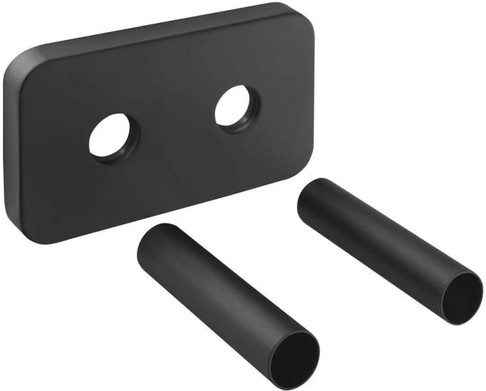 Bruckner Wicher - Afdekrozet voor middenaansluiting 50 mm, mat zwart 600.315.6