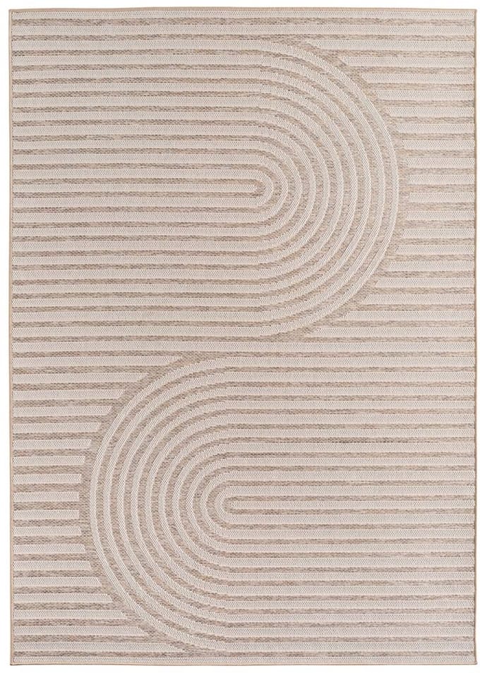 Balkonkleed - Mira Curve beige 80x150