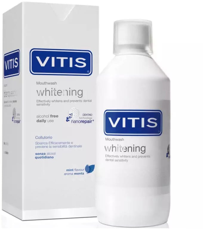 VITIS Whitening – Mondspoeling – Whitening – Glazuurversterkend – 500 ml