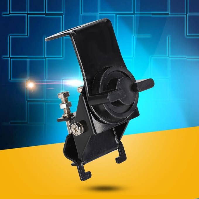 180 graden Draaibare SO239 Mobiele Radio Antenne Auto Montagebeugel Montagestandaard 10A gray