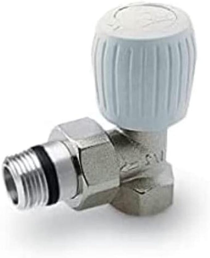 Veiligheidsventiel - Radiator ventiel - Verwarming regelen - Eenvoudige instelling - 1/2 inch - Metaal