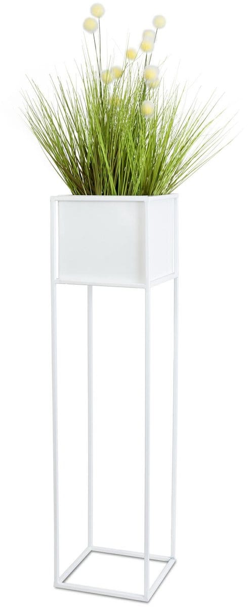 HowHomely Serie - Plantenrek - 90 cm - Wit - Loftstijl