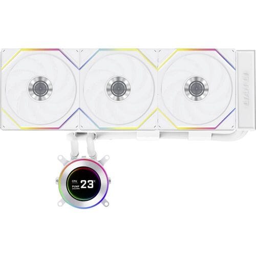 Lian Li HydroShift II LCD-C 360TL - AIO Waterkoeler - 360mm Radiator - LCD Display - ARGB - Wit
