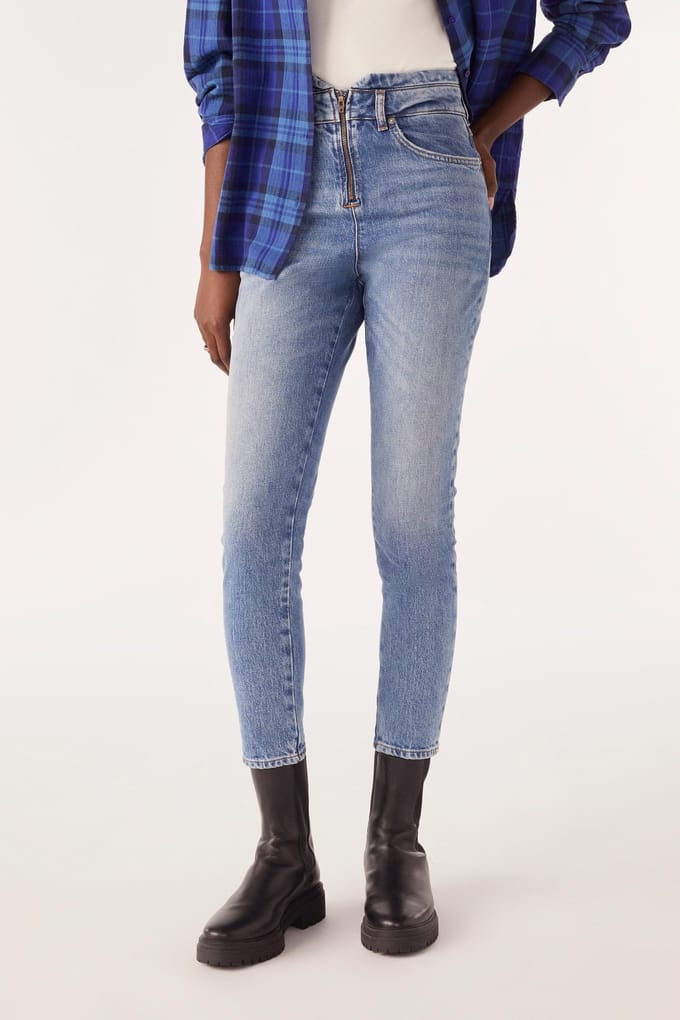 BA&SH Jeans Barnie Bluejeans Taglia: W29 | Jeans Slim Fit Outlet | Donna | Blu