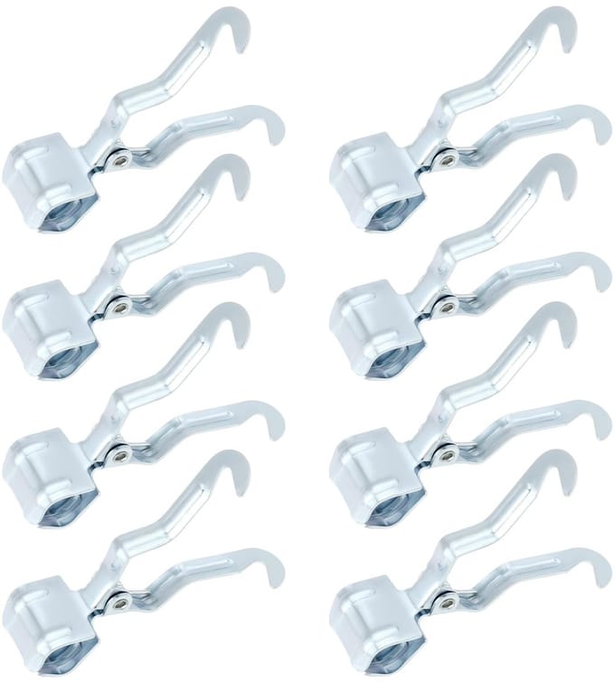 Dailygoods- Klemhaken 8 Stuks - Multifunctionele Campinghaken