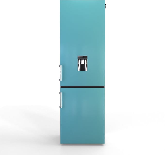 Nunki Large H2O – Koel-vriescombinatie – Waterdispenser – E-klasse – 268 liter – Front Sky Blue Gloss
