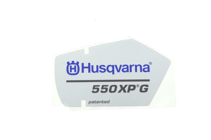 Husqvarna 550xpg starterkap sticker