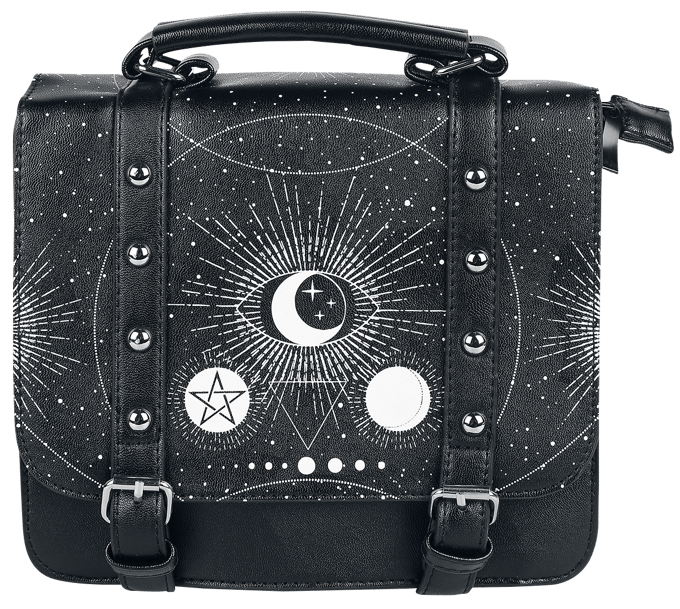 Banned Cosmic Unisex Schoudertas - zwart - Standard