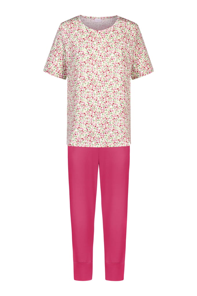 Pyjama 7/8-lang Serie Petites Fleurs Pistachio Cream