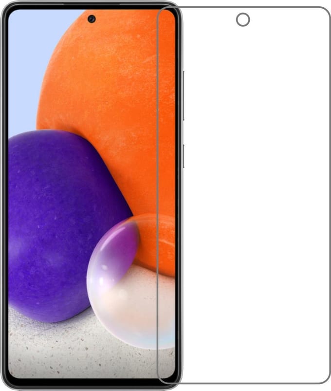 Screenprotector - Geschikt voor Samsung Galaxy A72 - Extra Sterk - Gehard Glas - Beschermglas - Tempered Glass - Screen Protector