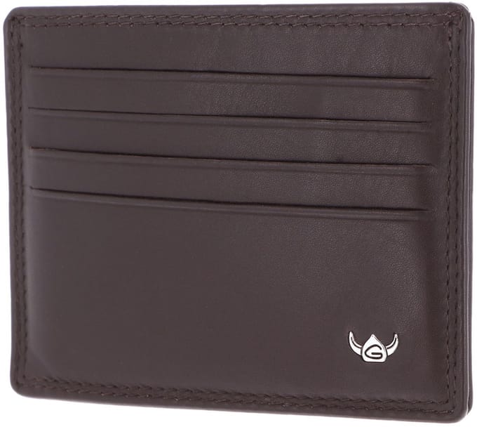 Golden Head Leren kaarthouder Polo RFID Protect Kartenetui 4440 Dunkelbraun donkerbruin