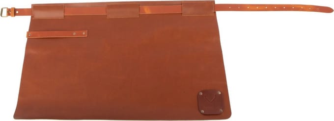 Vitello Belgische sloof leer, cognac - Doos