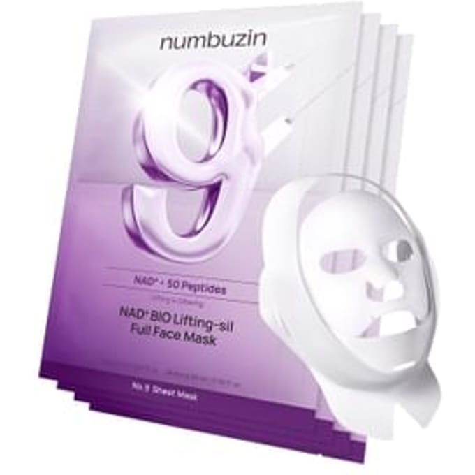 numbuzin - NAD+BIO Lifting-sil Full Face Mask [4sheets][1 lifting band] [1box]