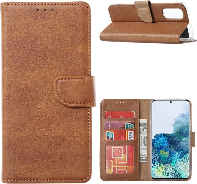 Cityhoesje-Bookcase incl. Pasjeshouder geschikt voor Samsung Galaxy S20