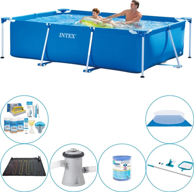 Frame Pool Rechthoekig 260x160x65 cm - 7-delig - Zwembad Pakket