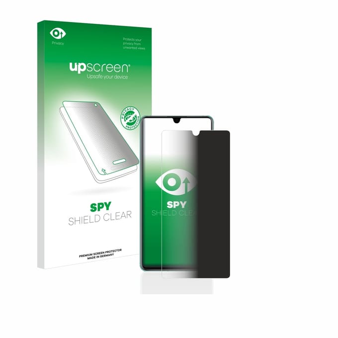 upscreen - privacy screenprotector voor Huawei P30 - Folie Beschermfolie Blauwlichtfilter