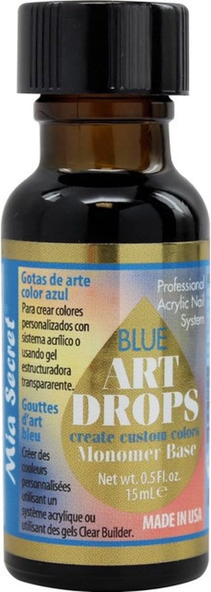Art Druppels Blauw