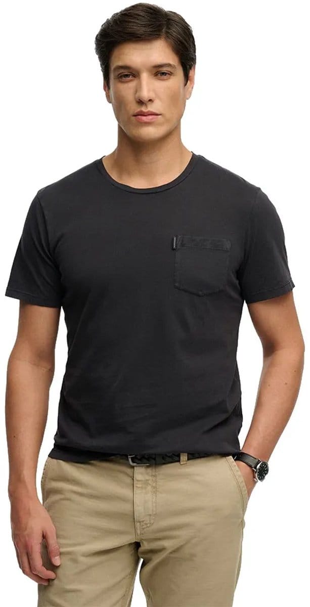 Superdry - Classic Essential T-shirt met Zak - Heren - T-shirts