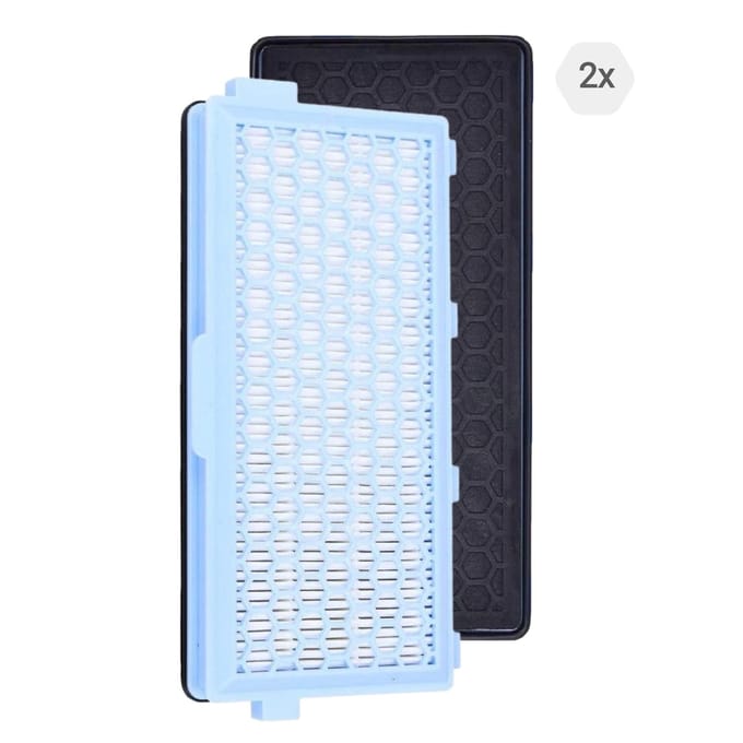 BukkitBow - Hepa Filters voor Miele Classic Compact C1/C2/C3 - Vervang Filter - Set van 2 Stuks