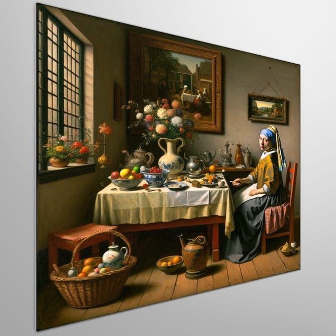Kunstprint | Wanddecoratie | Dibond | 20 × 20 cm