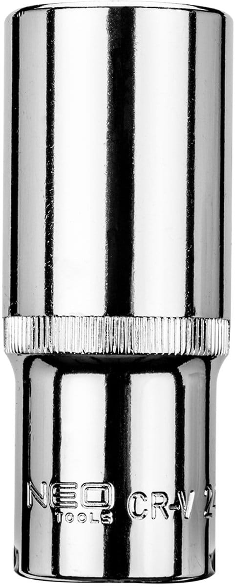 NEO Serie - Lange Zeskantsocket - 1/2" - 24 mm - Chroom-Vanadium Staal