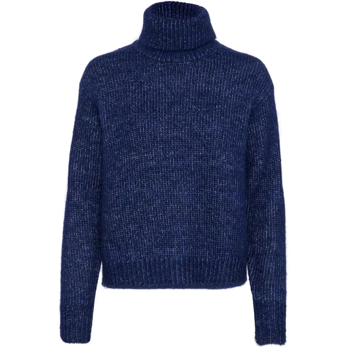Kaffe Trui Katrina Ls Pullover 10509168 1939421 Beacon Blue Melange Dames Maat - XL