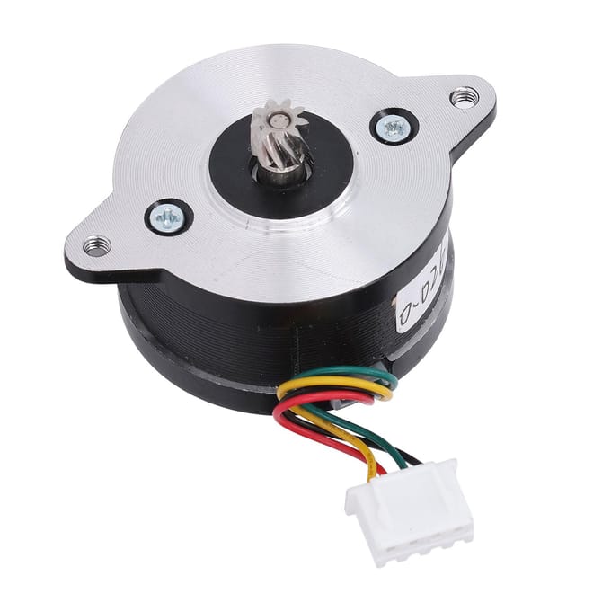Ronde Stappenmotor 2PH 1.8 Staphoek DC 2.4V 1A 9T Schuin Tandwiel 36mm voor Bambu Lab X1 X1C P1P P1S 3D Printer Extruder white