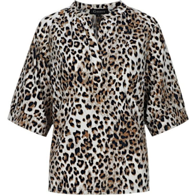 G-Maxx top Penelope - Offwhite/Walnut
