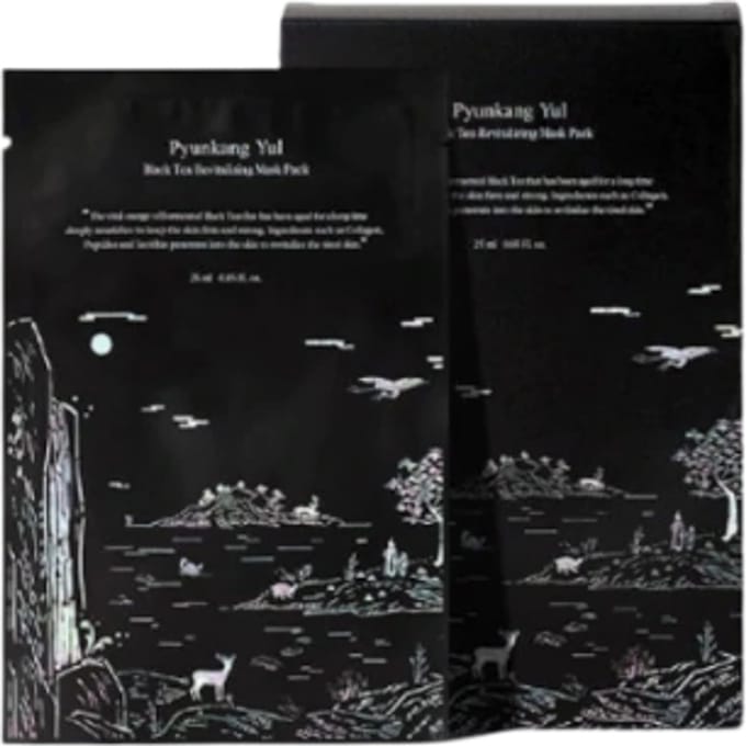 [Promotie] Pyunkang Yul - Black Tea Revitalizing Mask Pack - 10stukken
