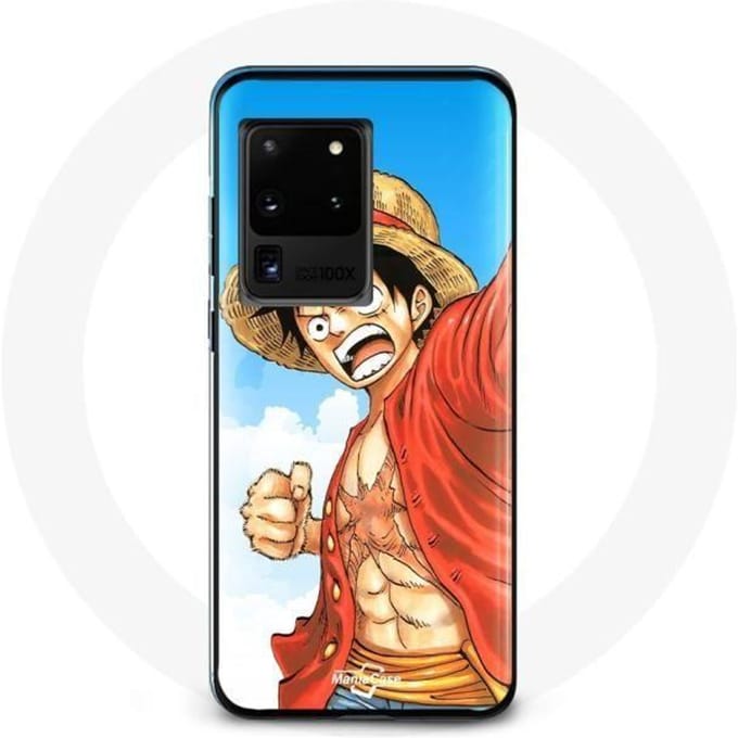 Coque pour Samsung Galaxy S20 Ultra Manga One piece Luffy Anime