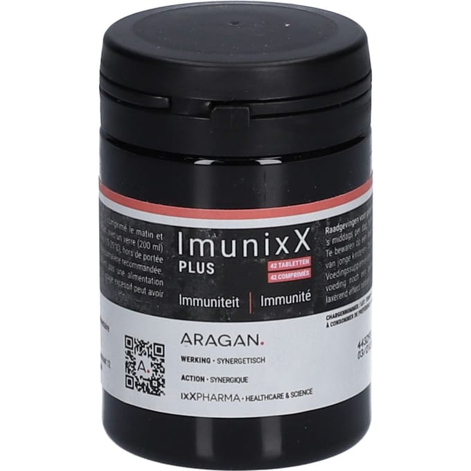 ixX Pharma ImunixX PLUS | Gepatenteerde Bèta-glucaan & vitamine C Immuniteit 42 Gecomprimeerde tabletten