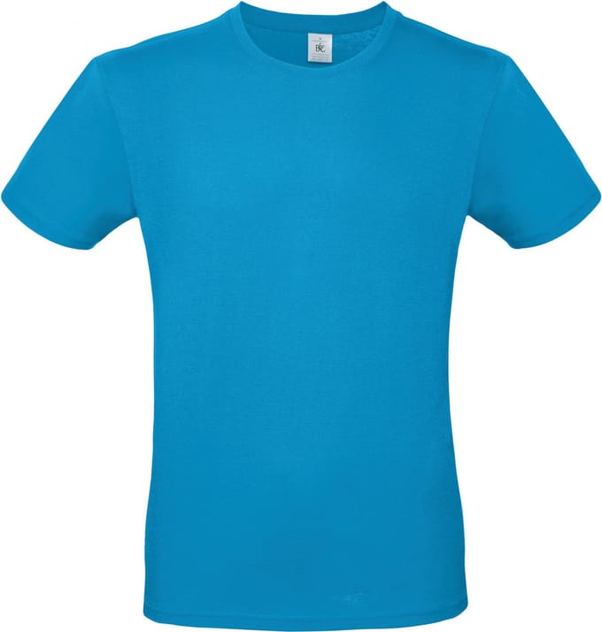 Classic E150 T-shirt B&C Collectie Atollblauw Maat M