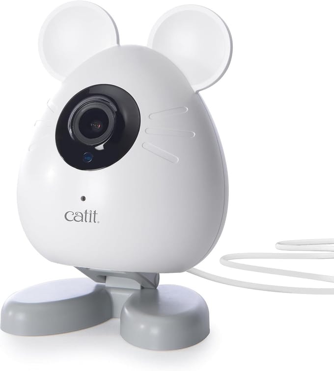 Slimme Camera - Huisdier Camera - Huisdier Bewaken - Twee Weg Audio - Motion Alert - Wit