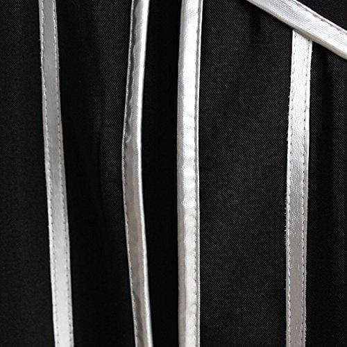 Cosline Sword Art Online Kirito 6-delig Cosplay Kostuum (Maat M) black