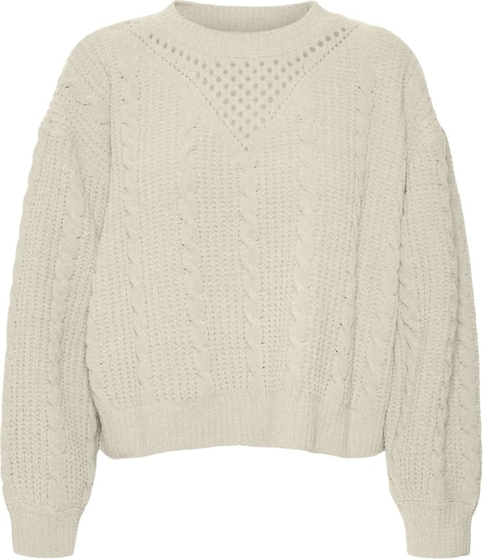 VERO MODA - VMLUELLA LS O-NECK PULLOVER BOO - Dames - Gebreide truien