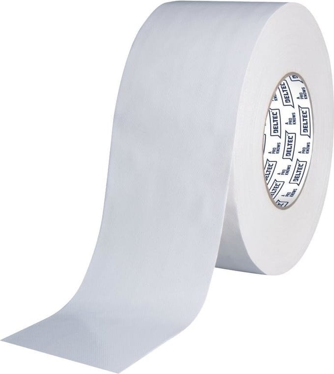 Deltec Gaffa Tape Pro 75mm x 50m Wit