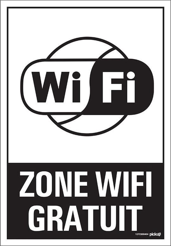 Pickup bord panneau 23x33 cm Combi - Zone WiFi gratuit