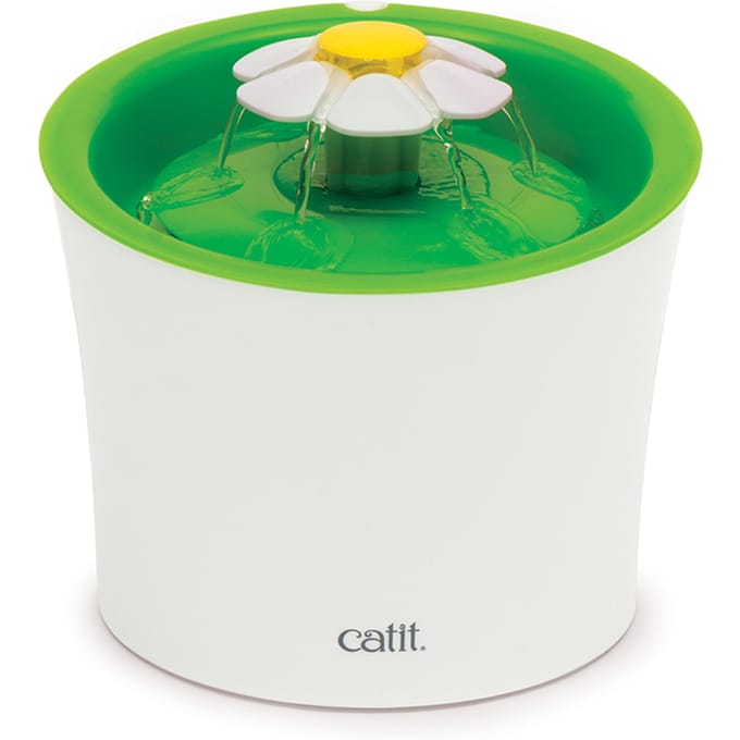 Catit Drinkfontein Kat Bloem - Senses 2.0 Flower - Wit Groen - 3 L