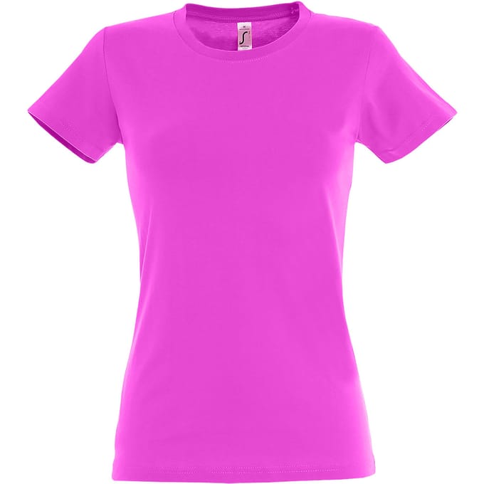 SOLS Dames/dames Imperial Heavy Short Sleeve T-Shirt (Snoepjesroze)