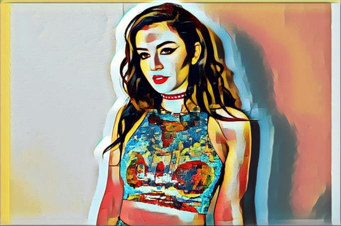 Charli XCX 1-1 - Canvas - 50 x 70 cm