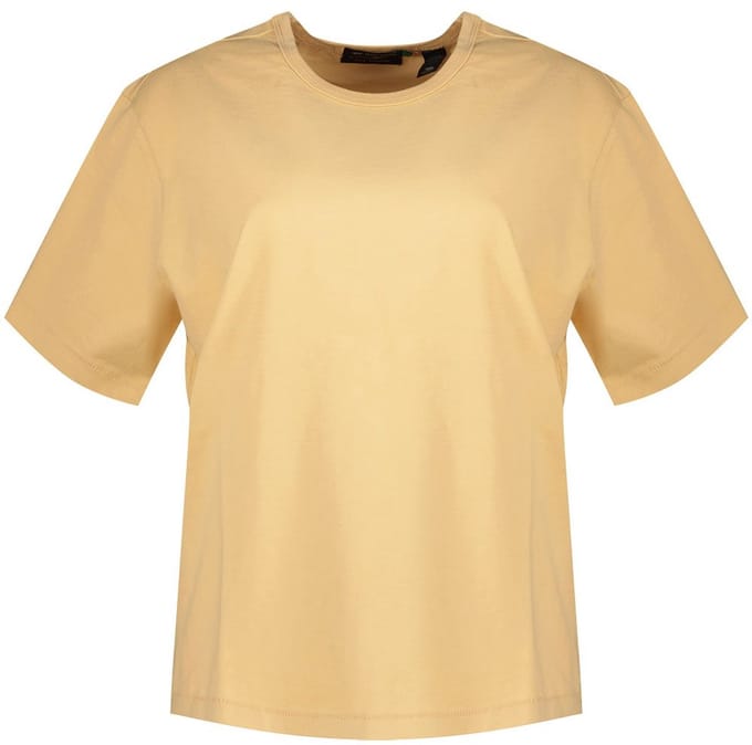 Dockers Crew T-shirt Met Korte Mouwen Beige M Vrouw